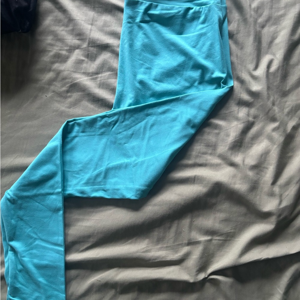 LuLaRoe Teal Leggings